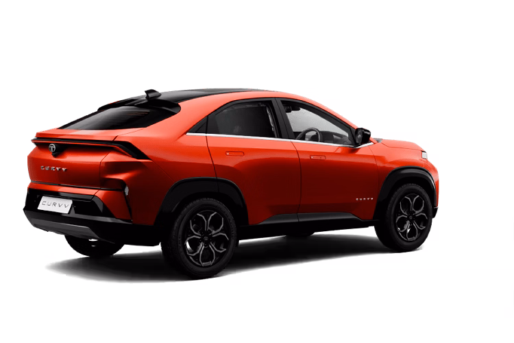 Tata Curvv Side profile in Flame Red Dual Tone